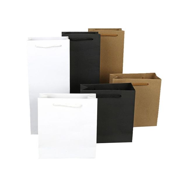 classic simple 12x13x5cm white black khaki paper gift bag kraft candy box with handle wedding birthday party package wrap
classic simple 12x13x5cm white black khaki paper gift bag kraft candy box with handle wedding birthday party package wrap