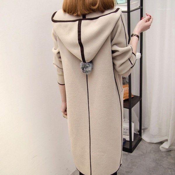 2021spring winter hooded woolen jacket women lady middle long korean student loose and versatile coat genuine factory women's wool & bl, Black
2021spring winter hooded woolen jacket women lady middle long korean student loose and versatile coat genuine factory women's wool & bl, Black