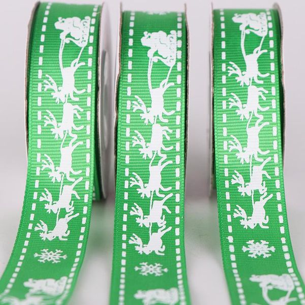 hair accessories 10y/roll 20mm christmas elk ribbon printed grosgrain for gift wrapping wedding decoration bows diy, Slivery;white
hair accessories 10y/roll 20mm christmas elk ribbon printed grosgrain for gift wrapping wedding decoration bows diy, Slivery;white