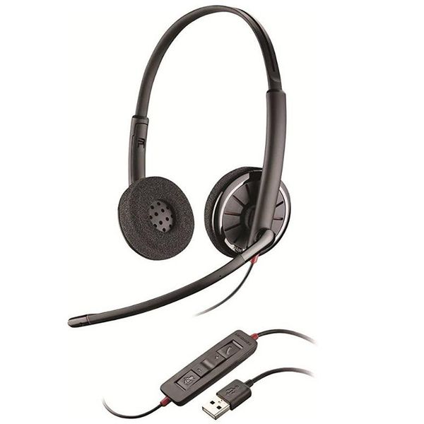 headphones & earphones blackwire c320 c320-m usb-a headset, binaural heads p/n:85619-101
headphones & earphones blackwire c320 c320-m usb-a headset, binaural heads p/n:85619-101