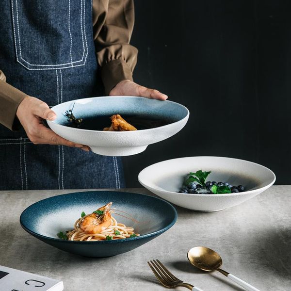 bowls japanese creative large soup bowl plate exquisite ceramic bowl, fruit salad commercial restaurant tableware
bowls japanese creative large soup bowl plate exquisite ceramic bowl, fruit salad commercial restaurant tableware