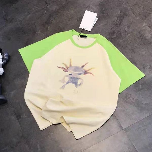 high version 21 spring and summer new fashion we11 little monster cartoon printing age reduction contrast green leisure couple short sleeve, White
high version 21 spring and summer new fashion we11 little monster cartoon printing age reduction contrast green leisure couple short sleeve, White