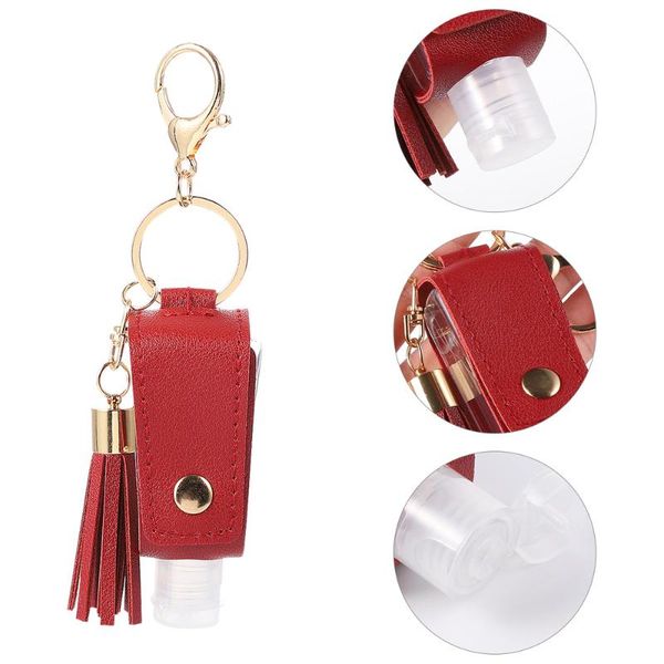 liquid soap dispenser 1 set sanitizer bottle dust cover refillable tassel key chain holder
liquid soap dispenser 1 set sanitizer bottle dust cover refillable tassel key chain holder