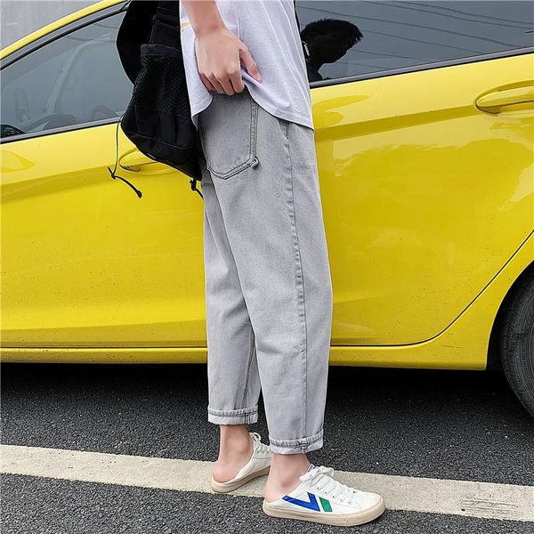 jeans men's fashion brand loose straight youth cropped pants ins trend women's, Blue
jeans men's fashion brand loose straight youth cropped pants ins trend women's, Blue