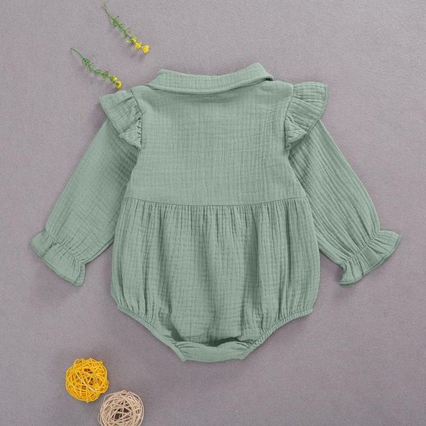 jumpsuits baby & children's 0-24m born girls' solid romper doll collar and triangle crotch button cute princess-style cloth, Blue
jumpsuits baby & children's 0-24m born girls' solid romper doll collar and triangle crotch button cute princess-style cloth, Blue
