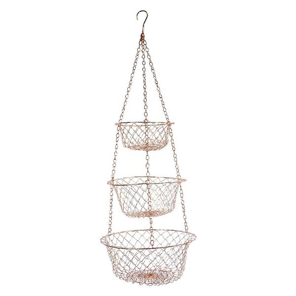 storage baskets 3 tier fruit basket, vegetable kitchen basket chain hanging space saving fruits, plants
storage baskets 3 tier fruit basket, vegetable kitchen basket chain hanging space saving fruits, plants