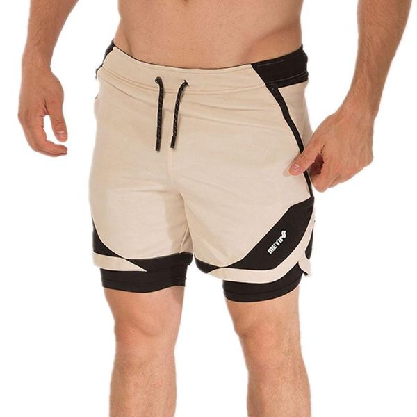 summer double shorts men's large size run fast dry breathable fitness men sportswear, White;black
summer double shorts men's large size run fast dry breathable fitness men sportswear, White;black