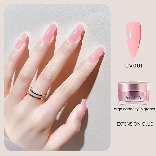 nail gel maychao 15ml polish extention tips quick building uv builder glue repair broken finger prolong form manicure tools, Red;pink
nail gel maychao 15ml polish extention tips quick building uv builder glue repair broken finger prolong form manicure tools, Red;pink
