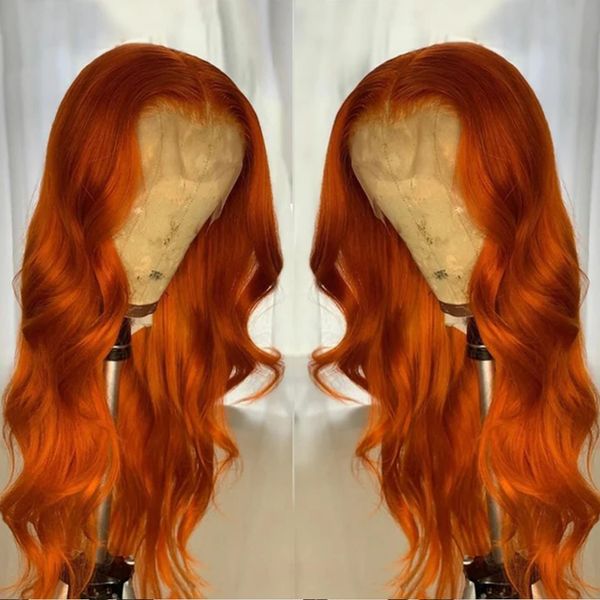 orange colored lace front fiber hair wig pre plucked loose wave transparent lace 26inch hair for black women
orange colored lace front fiber hair wig pre plucked loose wave transparent lace 26inch hair for black women