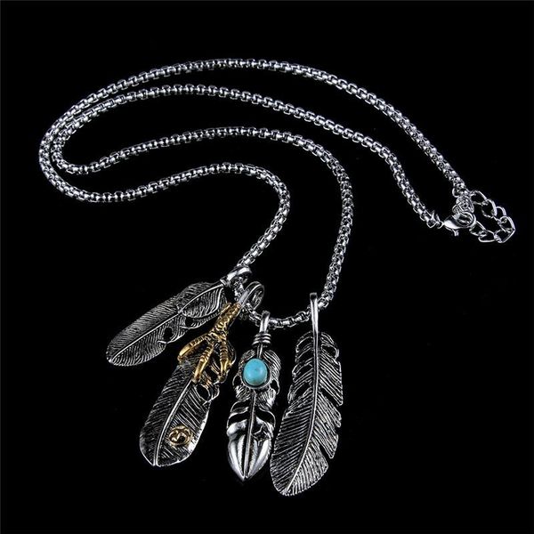 pendant necklaces antique silver color feather 2021 fashion bohemian vintage long necklace for women boho jewelry collier
pendant necklaces antique silver color feather 2021 fashion bohemian vintage long necklace for women boho jewelry collier