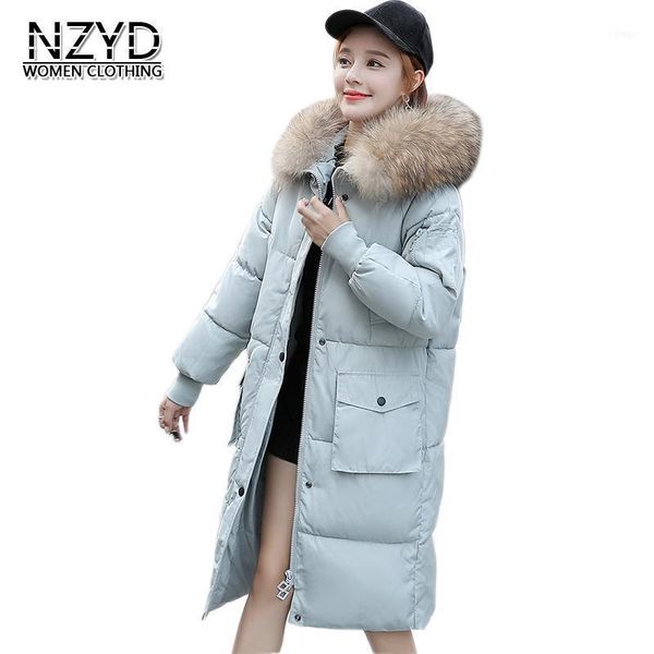 women's down & parkas 2021 winter women long overcoat fashion big fur collar thicken warm hooded casual female cotton jacket nzyd12451, Black
women's down & parkas 2021 winter women long overcoat fashion big fur collar thicken warm hooded casual female cotton jacket nzyd12451, Black