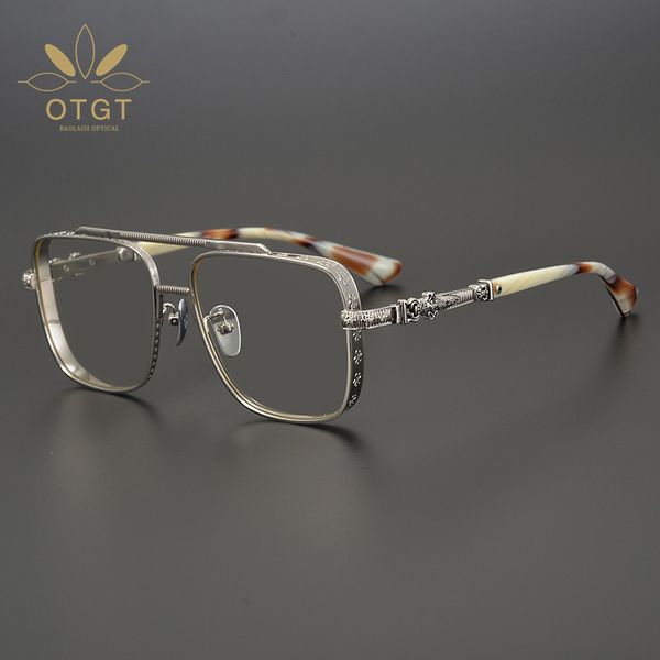 design sunglasses trendy jiandankeluo xinchao versatile pure titanium box frame large face with myopia 18x8, White;black
design sunglasses trendy jiandankeluo xinchao versatile pure titanium box frame large face with myopia 18x8, White;black