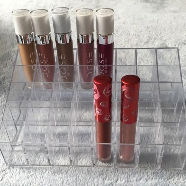 lattices trapezoid clear makeup cosmetic cases display lipstick stand case organizer holder box 678406 bags &
lattices trapezoid clear makeup cosmetic cases display lipstick stand case organizer holder box 678406 bags &