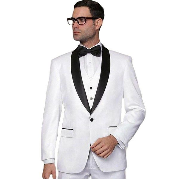 customize handsome groom tuxedos white men's toast suits evening dress prom party clothes(jacket+pants+vest+tie) w:151 & blazers, White;black
customize handsome groom tuxedos white men's toast suits evening dress prom party clothes(jacket+pants+vest+tie) w:151 & blazers, White;black