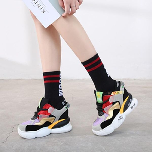 dress shoes spring autumn height increasing wedges platform mixed colors genuine leather women pumps ladies casual sneakers 2021, Black
dress shoes spring autumn height increasing wedges platform mixed colors genuine leather women pumps ladies casual sneakers 2021, Black