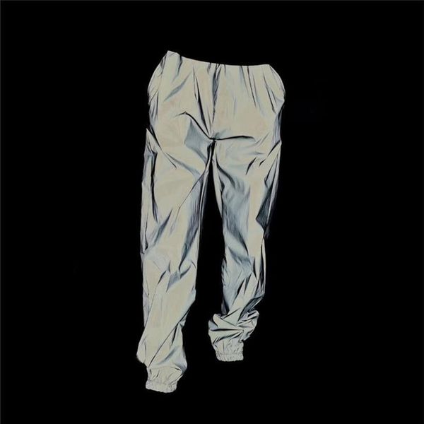 women couple hip hop pant streetwear full reflective casual harajuku drawstring elastic waist jogger trousers sweatpants, Black
women couple hip hop pant streetwear full reflective casual harajuku drawstring elastic waist jogger trousers sweatpants, Black
