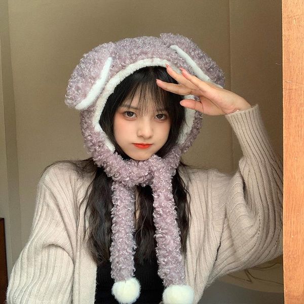 beanie/skull caps 2021 cute earmuffs cartoon plush bear ears korean version of the autumn and winter warm hat windproof beanie, Blue;gray
beanie/skull caps 2021 cute earmuffs cartoon plush bear ears korean version of the autumn and winter warm hat windproof beanie, Blue;gray
