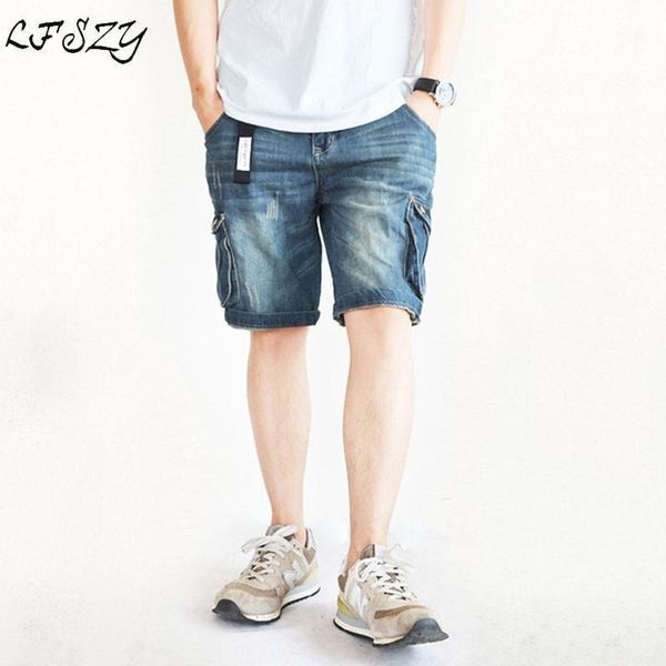 summer men's denim pants straight five-piece shorts fashion korean multi-pocket workwear size 28-40 42, White;black
summer men's denim pants straight five-piece shorts fashion korean multi-pocket workwear size 28-40 42, White;black