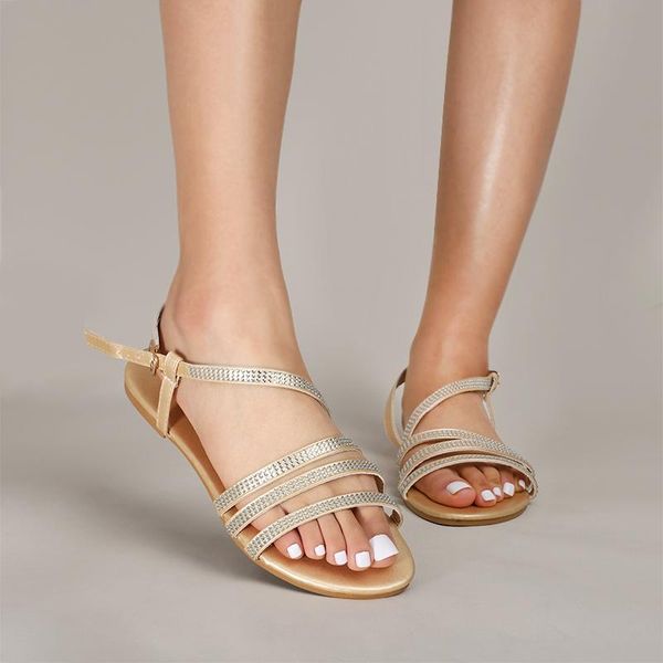 summer flat sandals rhinestones bling comfort cross slip on woman sandalias open toe women's sandal plus outdoor beach shoes, Black
summer flat sandals rhinestones bling comfort cross slip on woman sandalias open toe women's sandal plus outdoor beach shoes, Black