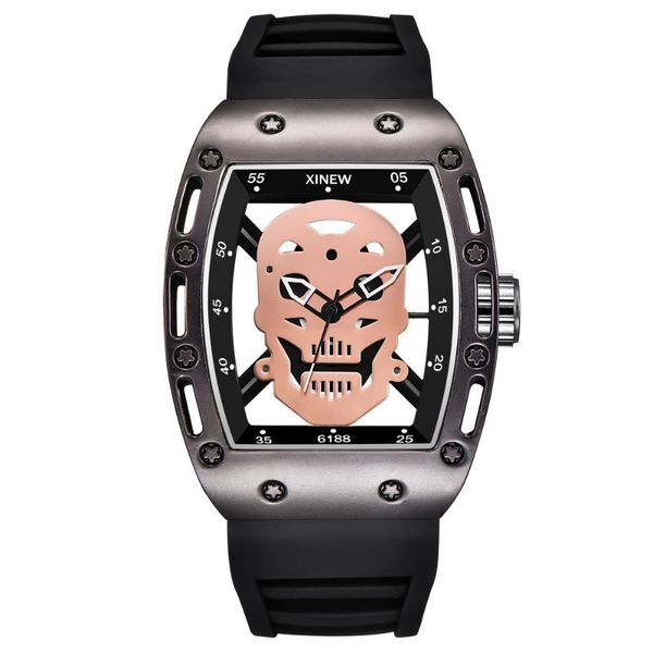 wristwatches xi shantou skeleton watches mens rubber sports clock man large analog display hours relogio masculino rose gold, Slivery;brown
wristwatches xi shantou skeleton watches mens rubber sports clock man large analog display hours relogio masculino rose gold, Slivery;brown