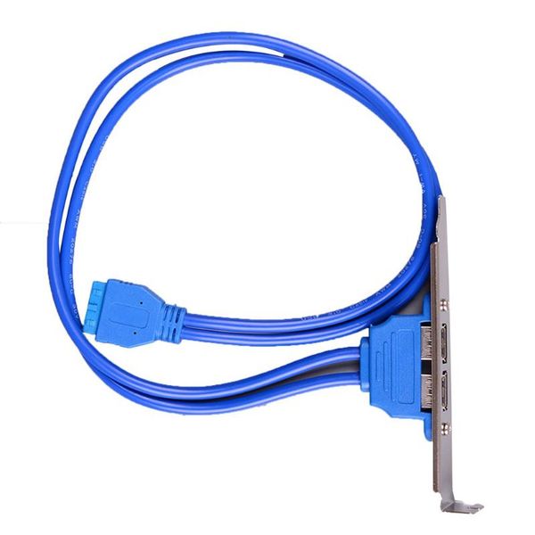 usb3.0 back panel expansion bracket to 20pin header cable motherboard adapter environmental protection wire connectors audio cables &
usb3.0 back panel expansion bracket to 20pin header cable motherboard adapter environmental protection wire connectors audio cables &