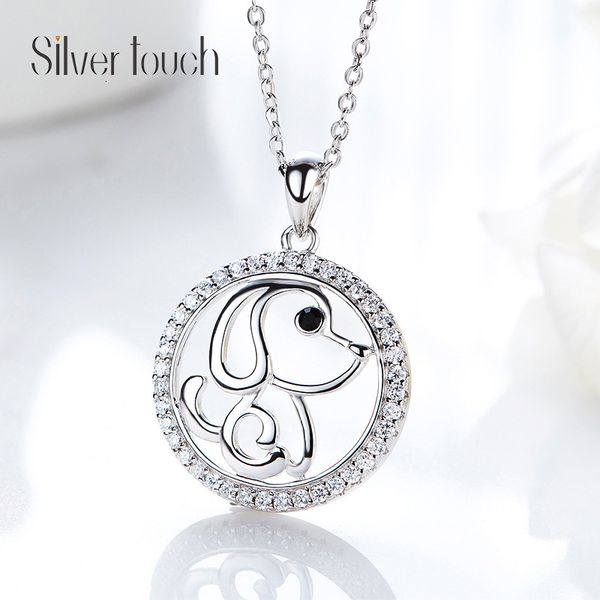 necklace lucky cute dog s925 pure silver girl with elegant temperament and zircon jewelry
necklace lucky cute dog s925 pure silver girl with elegant temperament and zircon jewelry