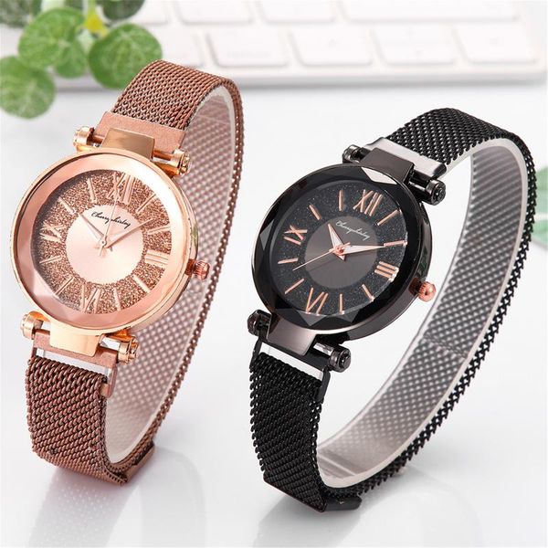 30# roman dial all-match female watch luxury rose gold women bracelet watches brand ladies casual quartz wristwatches, Slivery;brown
30# roman dial all-match female watch luxury rose gold women bracelet watches brand ladies casual quartz wristwatches, Slivery;brown