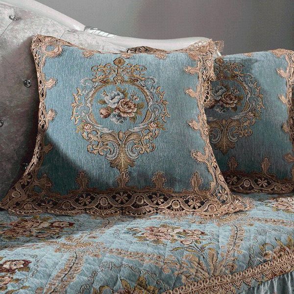 cushion/decorative pillow chenille fabric sofa cushion cover with embroidery lace decoration el bed case 45x45cm
cushion/decorative pillow chenille fabric sofa cushion cover with embroidery lace decoration el bed case 45x45cm