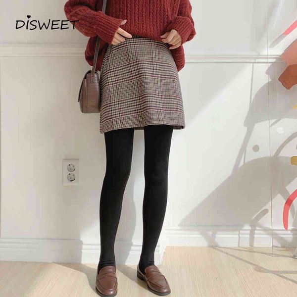 skirts plaid woolen woman retro high waist short loose office women's korean slim mini a-line skirt women, Black
skirts plaid woolen woman retro high waist short loose office women's korean slim mini a-line skirt women, Black