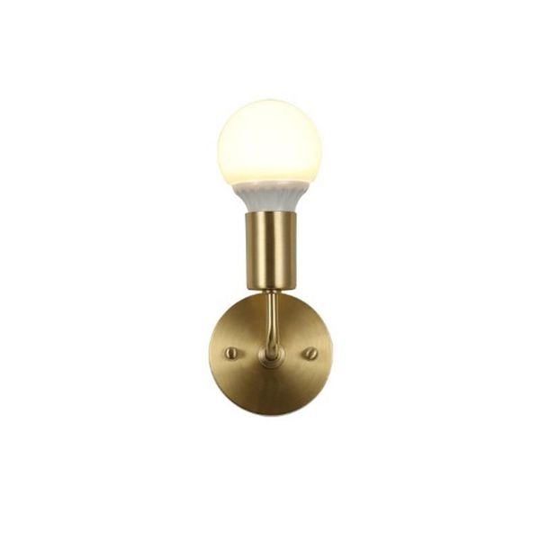 wall lamp all copper creative bedroom bedside led single head american simple study tv background
wall lamp all copper creative bedroom bedside led single head american simple study tv background