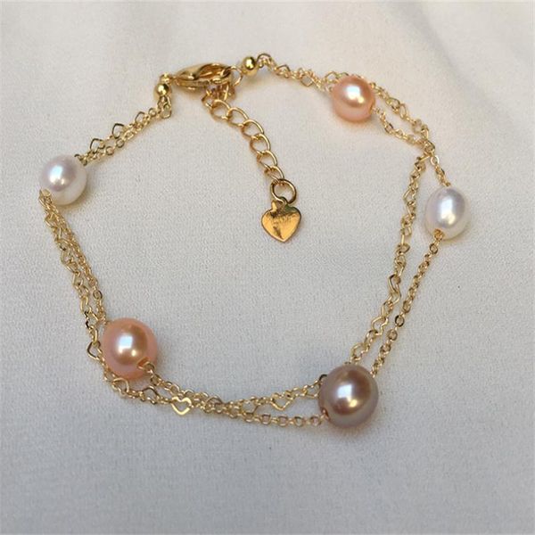 charm bracelets fashion ol double layer natural freshwater pearl bracelet jewelry, Golden;silver
charm bracelets fashion ol double layer natural freshwater pearl bracelet jewelry, Golden;silver