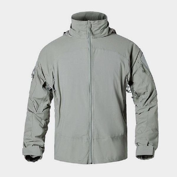 outdoor tactical hooded soft shell stormsuit thin style ventilation l5a pcu long sleeve jacket field coat hunting jackets, Camo;black
outdoor tactical hooded soft shell stormsuit thin style ventilation l5a pcu long sleeve jacket field coat hunting jackets, Camo;black