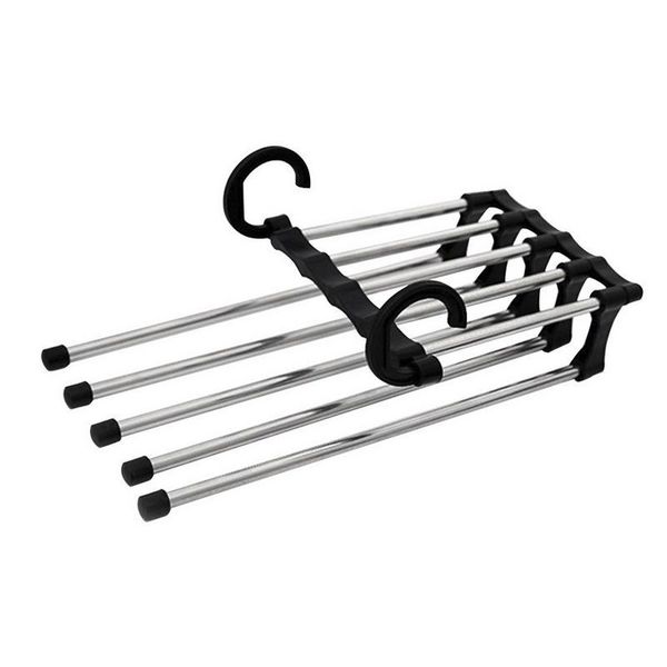 hangers & racks 5 in 1 trouser storage rack adjustable pants tie shelf closet organizer stainless steel clothes hanger
hangers & racks 5 in 1 trouser storage rack adjustable pants tie shelf closet organizer stainless steel clothes hanger