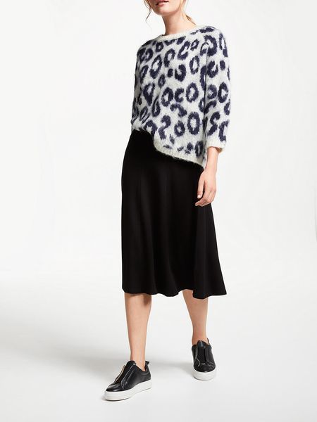 sweater mohair and leopard print round neck pullover winter clothes women ucas, White;black
sweater mohair and leopard print round neck pullover winter clothes women ucas, White;black