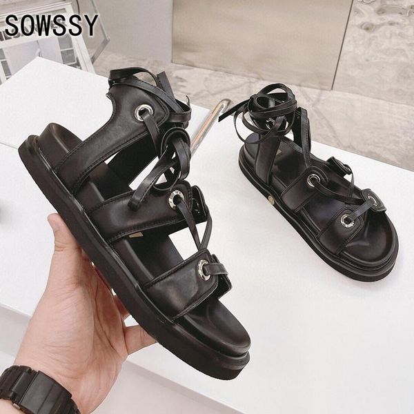 sandals 2021 summer cross strap roman women's retro style hollow round toe genuine leather fur female shoes, Black
sandals 2021 summer cross strap roman women's retro style hollow round toe genuine leather fur female shoes, Black