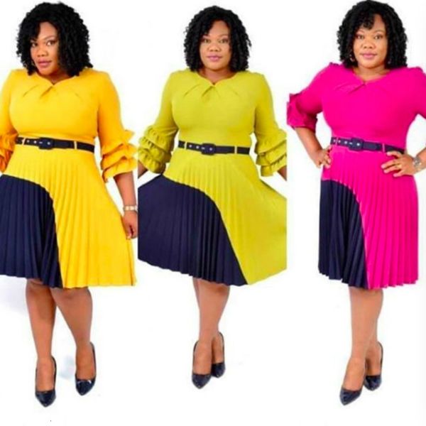 a line of ruffles half sleeves the block neck plied with female office dress african elegant work wear v2rz, Black;gray
a line of ruffles half sleeves the block neck plied with female office dress african elegant work wear v2rz, Black;gray