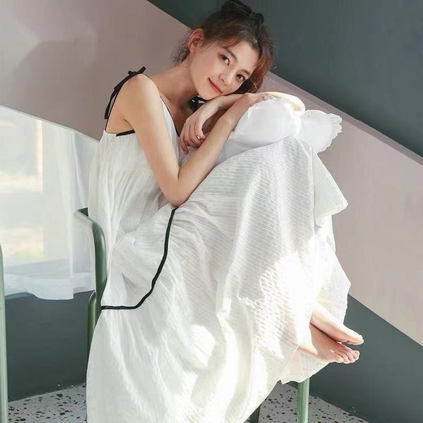 women's sleepwear qweek cotton nightgown girls dresses summer woman 2021 cute spaghetti strap skirts nightwear solid nighty for ladies, Black;red
women's sleepwear qweek cotton nightgown girls dresses summer woman 2021 cute spaghetti strap skirts nightwear solid nighty for ladies, Black;red