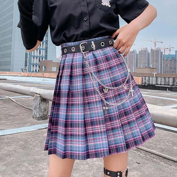summer pleated plaid short women skirt japanese harajuku school checkered high waist a line for, Black
summer pleated plaid short women skirt japanese harajuku school checkered high waist a line for, Black