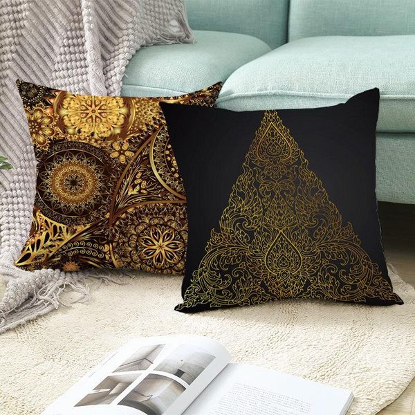 cushion/decorative pillow black gold mandala cushion cover 45x45 polyester decorative cushions sofa home decoration throw pillows pillowcase
cushion/decorative pillow black gold mandala cushion cover 45x45 polyester decorative cushions sofa home decoration throw pillows pillowcase