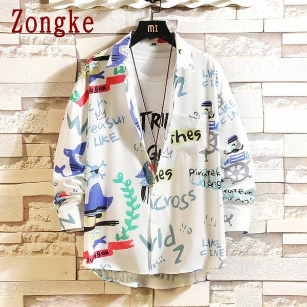 zongke english elements mens shirt with print vintage men shirts for clothing harajuku blouse -5xl 2021 autumn men's casual, White;black
zongke english elements mens shirt with print vintage men shirts for clothing harajuku blouse -5xl 2021 autumn men's casual, White;black
