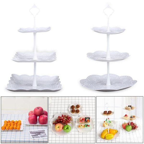 environmental 3tiers dinner plate cake rack deskdecoration home economic pp cookies pastry wedding birthday baking & tools
environmental 3tiers dinner plate cake rack deskdecoration home economic pp cookies pastry wedding birthday baking & tools