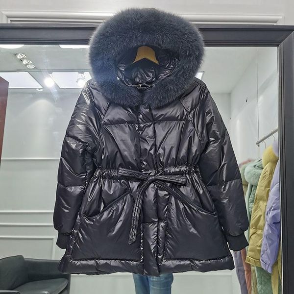 women's down & parkas winter coat women hooded parka puffer jacket fur collar jackets for 2021 female midi clothes lady coats casaco hl, Black
women's down & parkas winter coat women hooded parka puffer jacket fur collar jackets for 2021 female midi clothes lady coats casaco hl, Black