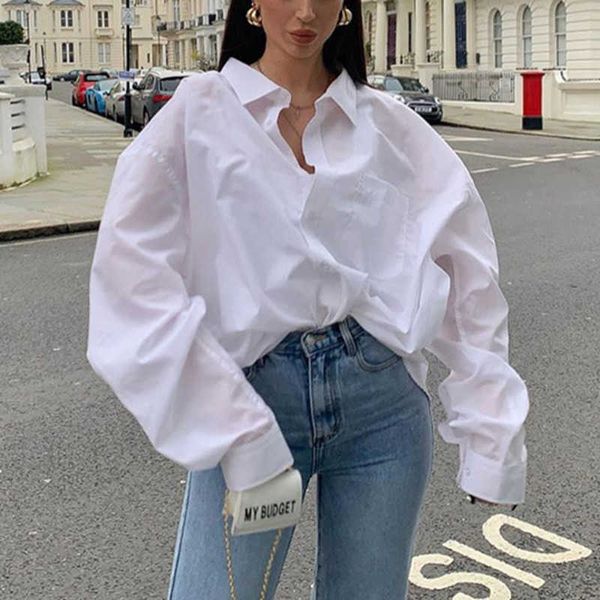 fabpop autumn long sleeve loose blouse shirt women elegant white button turn down collar casual oversized shirt gb489 210709
fabpop autumn long sleeve loose blouse shirt women elegant white button turn down collar casual oversized shirt gb489 210709