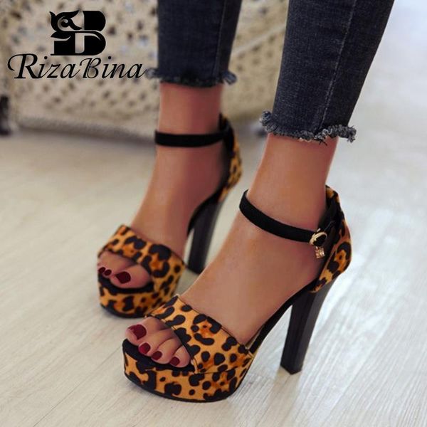 women sandals shoes fashion platform thick high heels modern metal buckle leopard print footwear size 33-43, Black
women sandals shoes fashion platform thick high heels modern metal buckle leopard print footwear size 33-43, Black