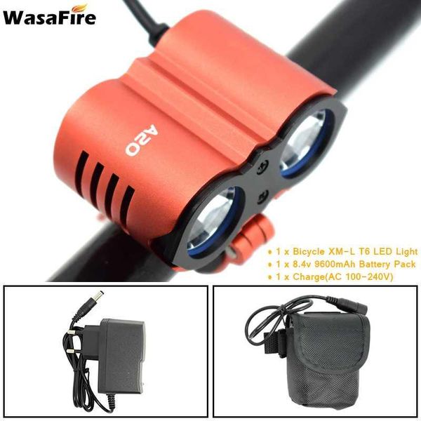 wasafire t6 led bike front light bicycle headlight night cycling head lamp wiht 6400mah / 9600mah 18650 battery pack and charger lights
wasafire t6 led bike front light bicycle headlight night cycling head lamp wiht 6400mah / 9600mah 18650 battery pack and charger lights