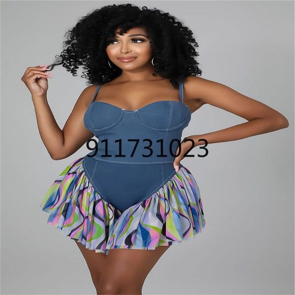 ethnic clothing spaghetti strap patchwork denim playsuit women off shoulder nightclub wear summer zipper one piece outfit, Red
ethnic clothing spaghetti strap patchwork denim playsuit women off shoulder nightclub wear summer zipper one piece outfit, Red