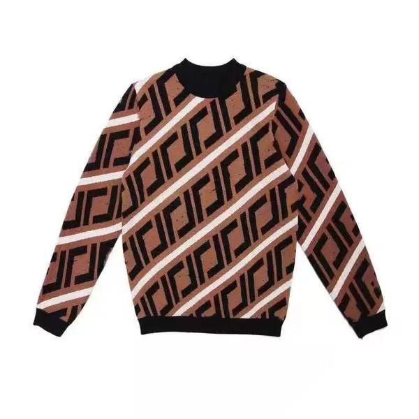 designer trend new girly temperament double f striped jacquard sweater fashionable loose wild sweater ff letter, White;black
designer trend new girly temperament double f striped jacquard sweater fashionable loose wild sweater ff letter, White;black