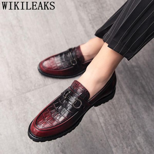 dress shoes formal men classic italian coiffeur crocodile leather 2021 slip loafers mens ayakkabi, Black
dress shoes formal men classic italian coiffeur crocodile leather 2021 slip loafers mens ayakkabi, Black