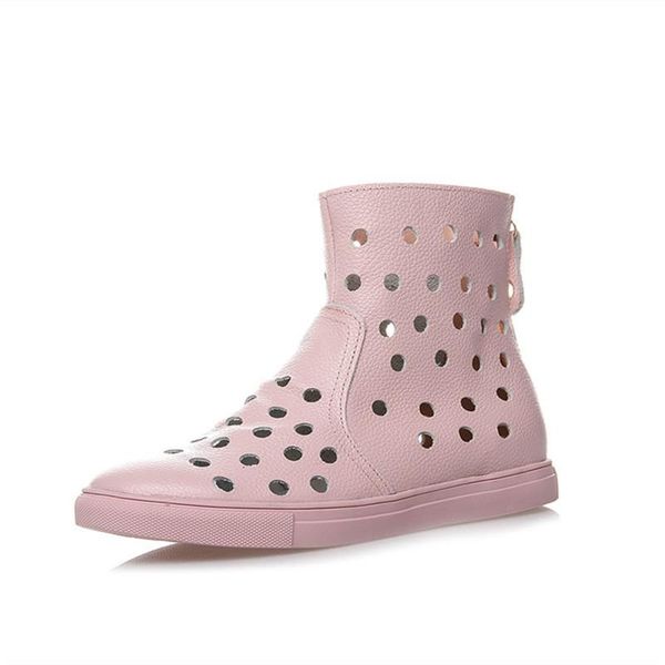 boots summer women ankle hollow mesh genuine leather low heel back zipper cutout shoes british style female, Black
boots summer women ankle hollow mesh genuine leather low heel back zipper cutout shoes british style female, Black