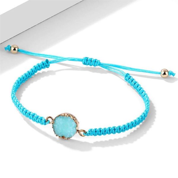 bohemian charms resin stone braided rope bracelets for women girl boho handmade bead druzy adjustable bracelet jewelry charm, Golden;silver
bohemian charms resin stone braided rope bracelets for women girl boho handmade bead druzy adjustable bracelet jewelry charm, Golden;silver